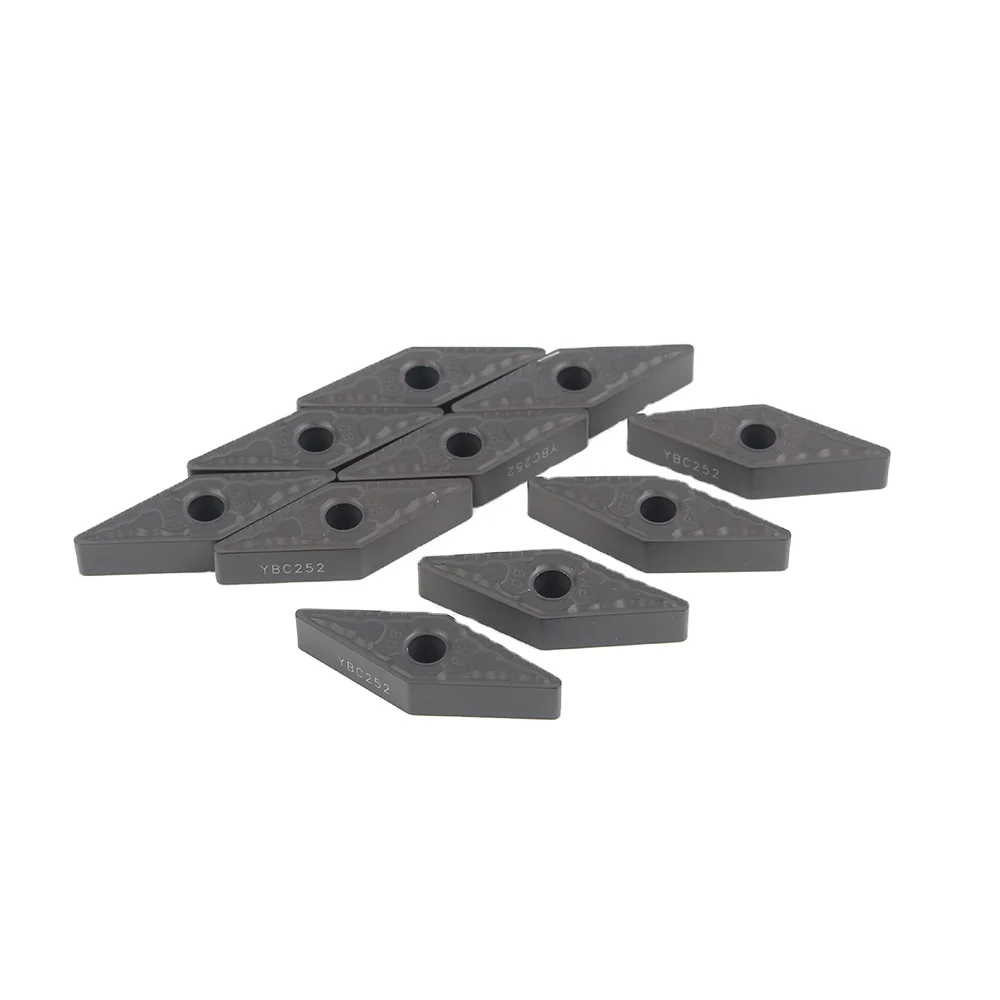 Прямая поставка от изготовителя ЧПУ токарные станки нитрида бора в кубической типа режущей пластины YBC252 VNMG160408-PM