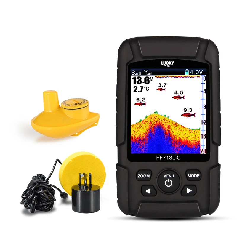 Fishing specific Depth Sounder Depth Finder Sonar Detector Color Fish Finder And Fish Detector For Boat Using