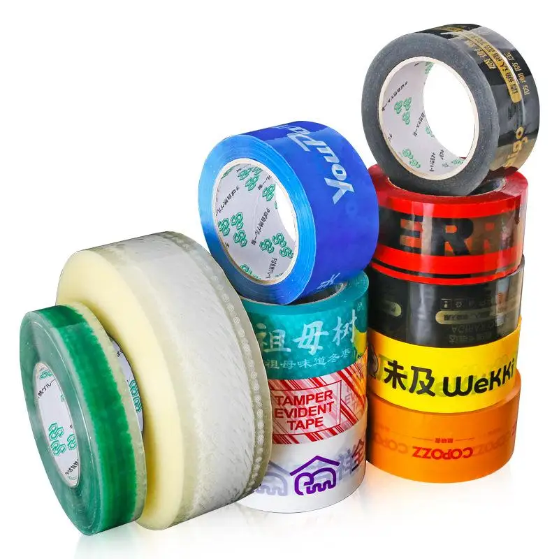 Customized logo small batch sealing tape strong adhesive logistics packaging fixing
