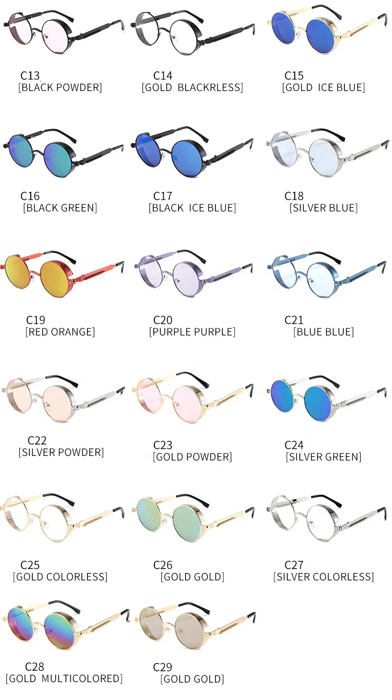 Men sunglasses 2022 metal round sun glasses for Women unisex custom sunglasses logo mens luxury sunglasses