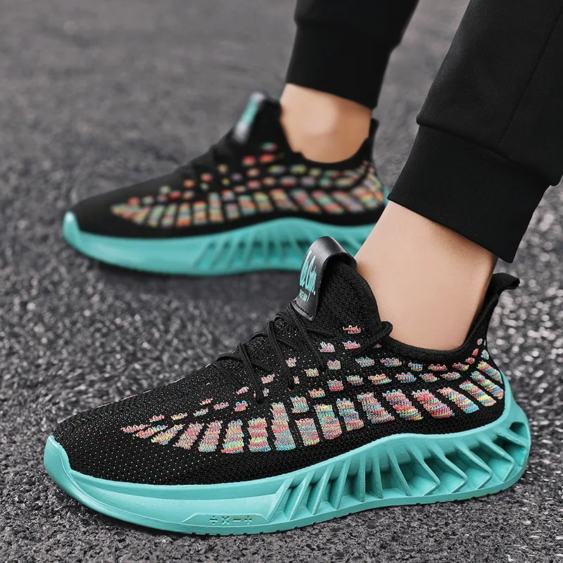 Factory made oem light weight men sport sneakers casual walking shoes