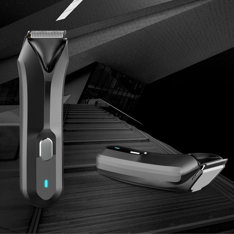 Trimmer for groin with replaceable ceramic blade waterproof skin safe men ball trimmer