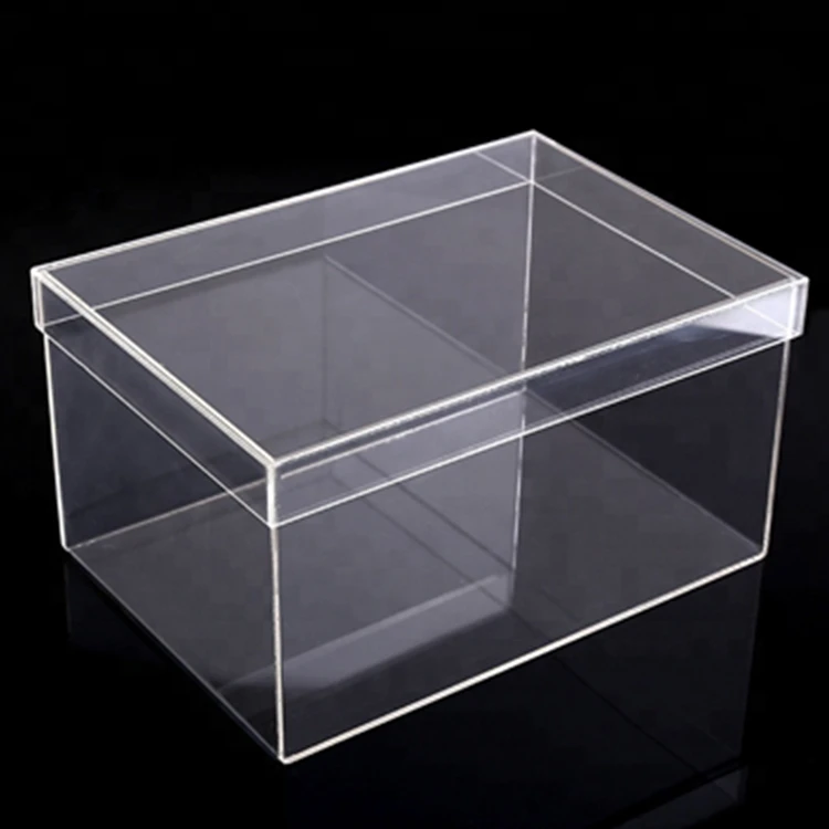 Acrylic Shoe Stand Display Rack for Shoes in Plexiglass Shoe Holder Clear Stackable Organizer Storage  Box