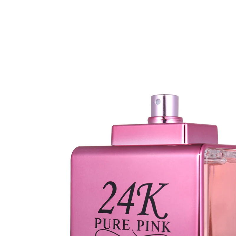 Top selling women perfume 24K pure pink LONKOOM EDP EAU DE PARFUM long lasting FLORAL FRUITY fragrance
