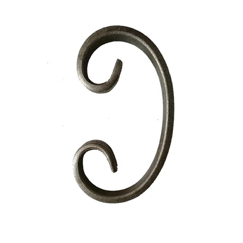 Wrought Iron Wholesale Custom Sand Blasting Wrought Iron Garden Fence Accessories
