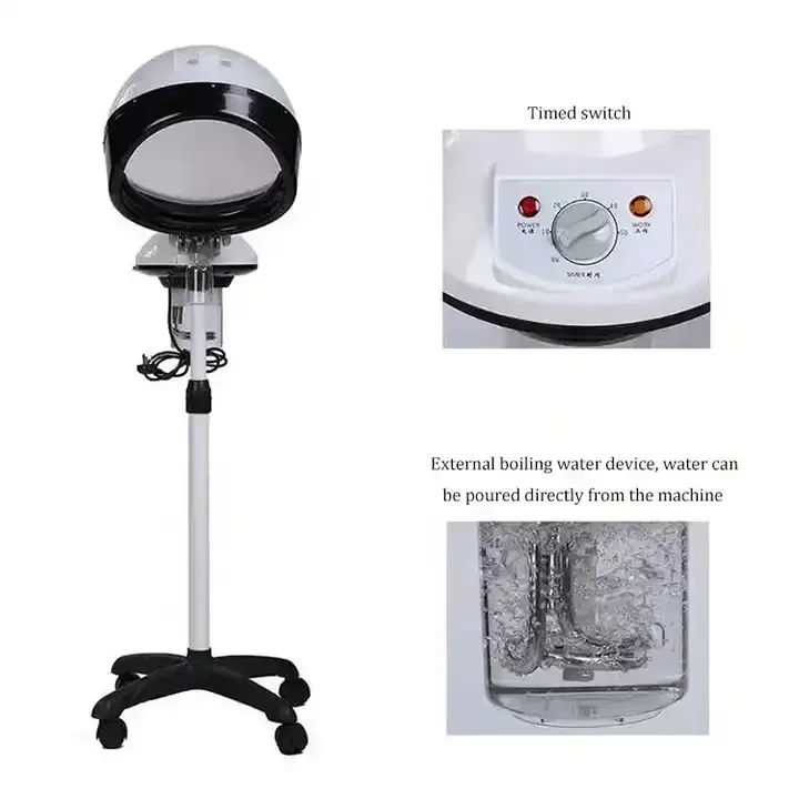 Heat  Hair Steamer Machine Water cup oil baking machine Steam engine  Hair care Nutrition evaporato