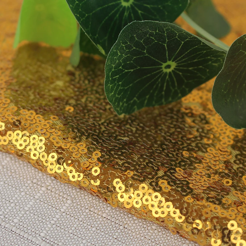 3MM sequin fabric mesh random piece handmade wedding decoration stage performance dress table cloth table flag fabric
