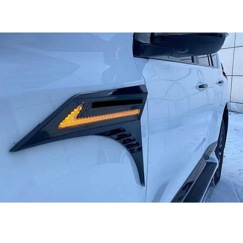Автомобильный комплект бокового кузова декоративная наклейка ходовая Светодиодная лампа для toyota land cruiser prado 2010 2011 2012 2013 2014 2015 2016 2017