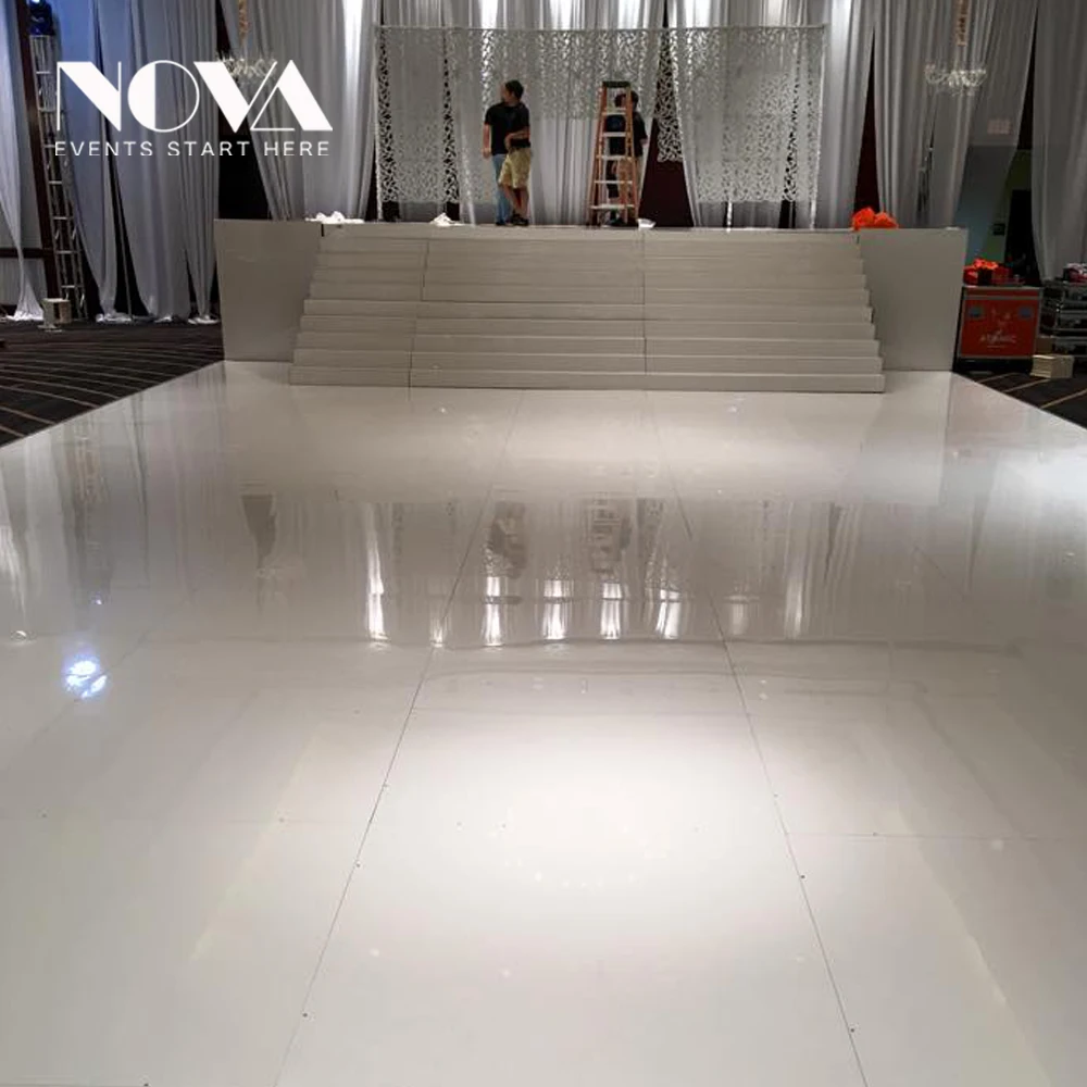 High quality portable break dance floor white