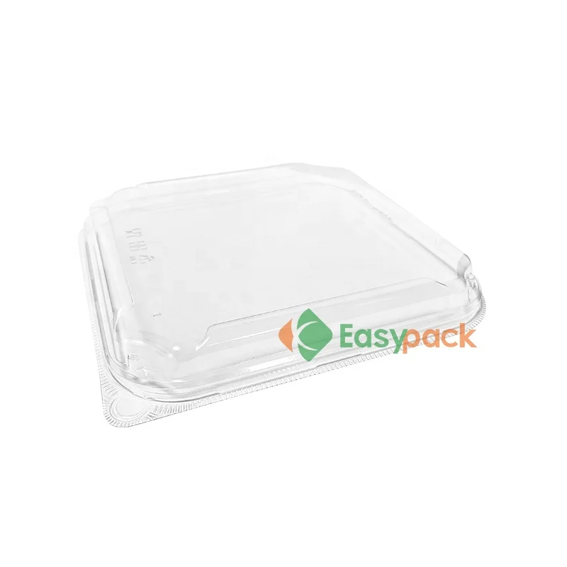 46oz Eco Friendly Disposable Square Kraft Paper Salad Bowl Take Away Food Container