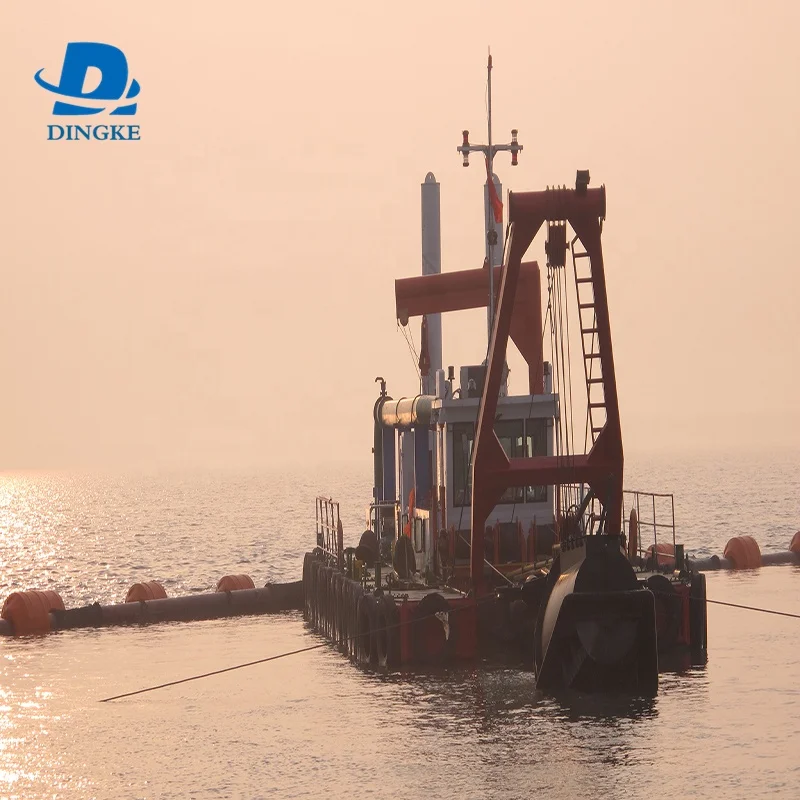 DINGKE  China Wisely Used 14/12 Inch Hydraulic Sand Cutter Suction Dredger Sale