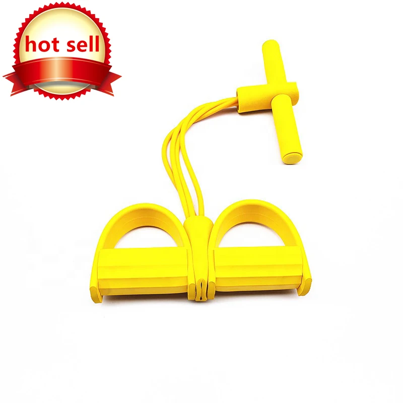 
Fitness Sit-up Pull Rope Multi-Function Tension Rope Adjustable Foot Chest Pedal Bodybuilding Expander Elastic Pull Rope 