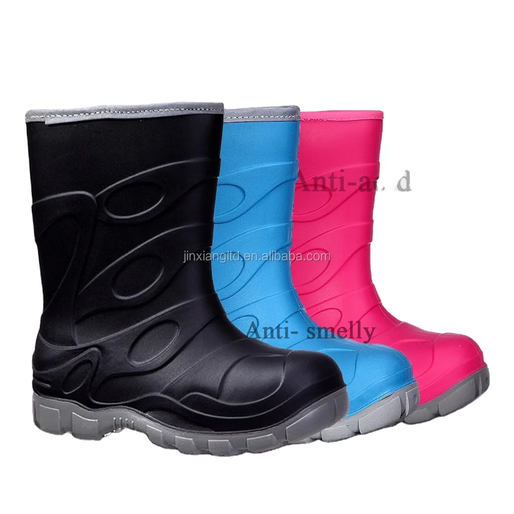 pvc fashion high heel rain boots for women