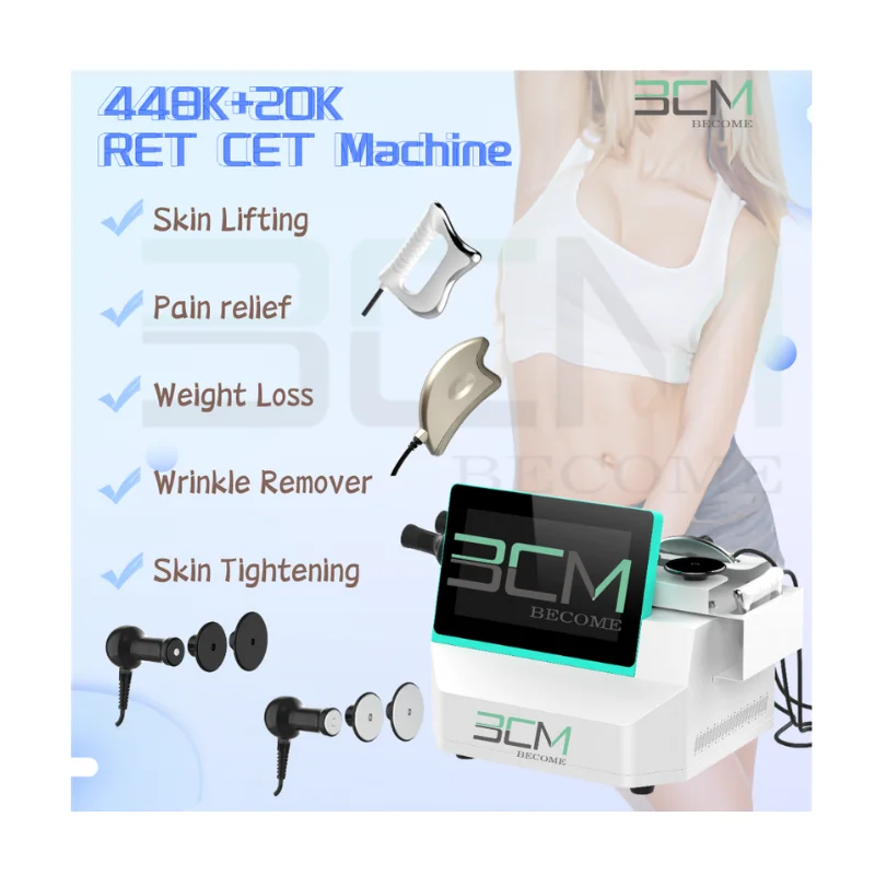 New Factory Custom Fat Loss Cellulite Massager Body Contouring Slimming Fat Face Lifting Body Shaping Rf Device 448k Cet Ret