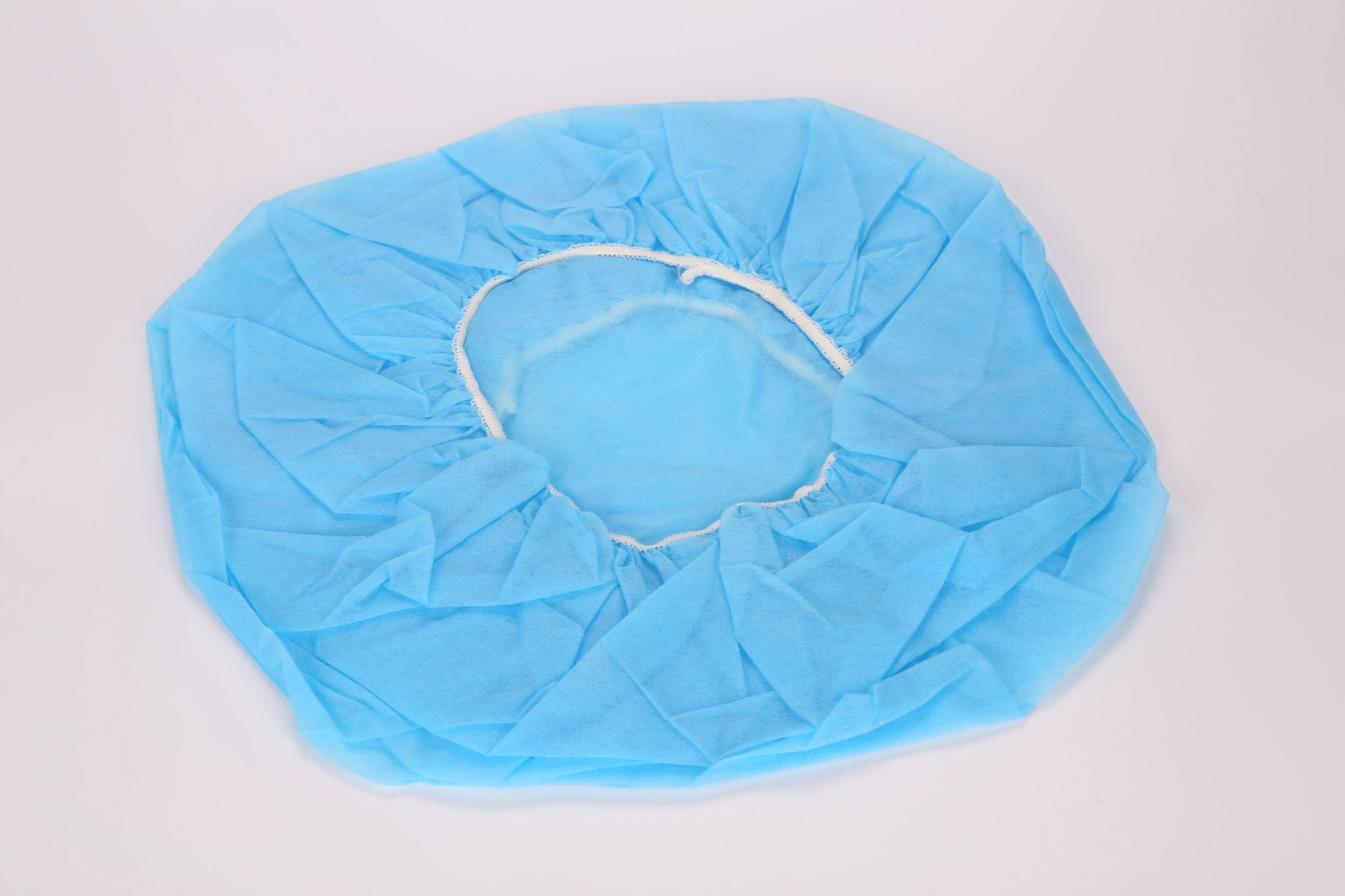 Wholesale Round Mop Cap Disposable Non woven Fabric Hair Net Round Caps