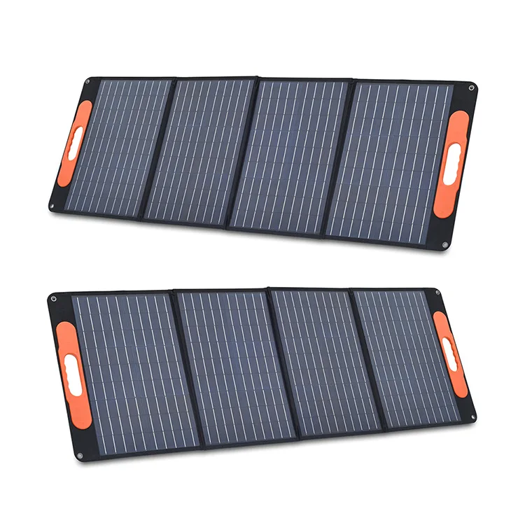 Customized ETFE Foldable Solar Panel Portable folding Waterproof 18V 80W 100W 120W 200W for portable power station camping