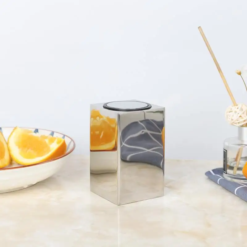 Automatic Press Design Toothpick Box Organizer Holder Container Stainless Steel Toothpick Dispenser home appliance