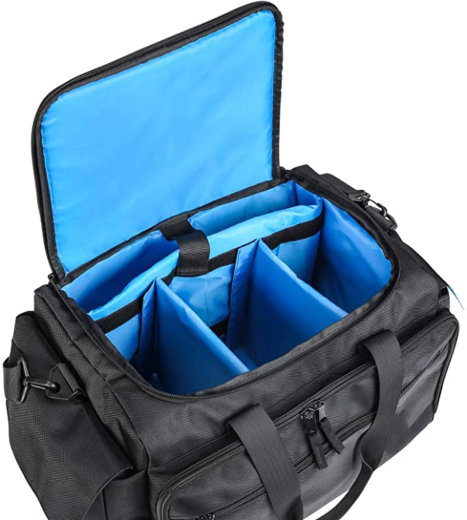 Musicians Gig Bag Gear Bag  For Guitarists Bass Players Sound Technicians DJ with large easy access to the main compartment