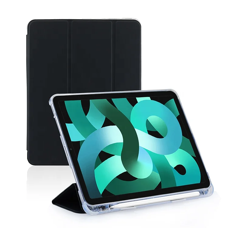 Shockproof Tri-Fold Back Cover for iPad 10.2/10.5 Case Transparent Clear Back Shell for iPad 10.9 air 4/5 Cases Tablet