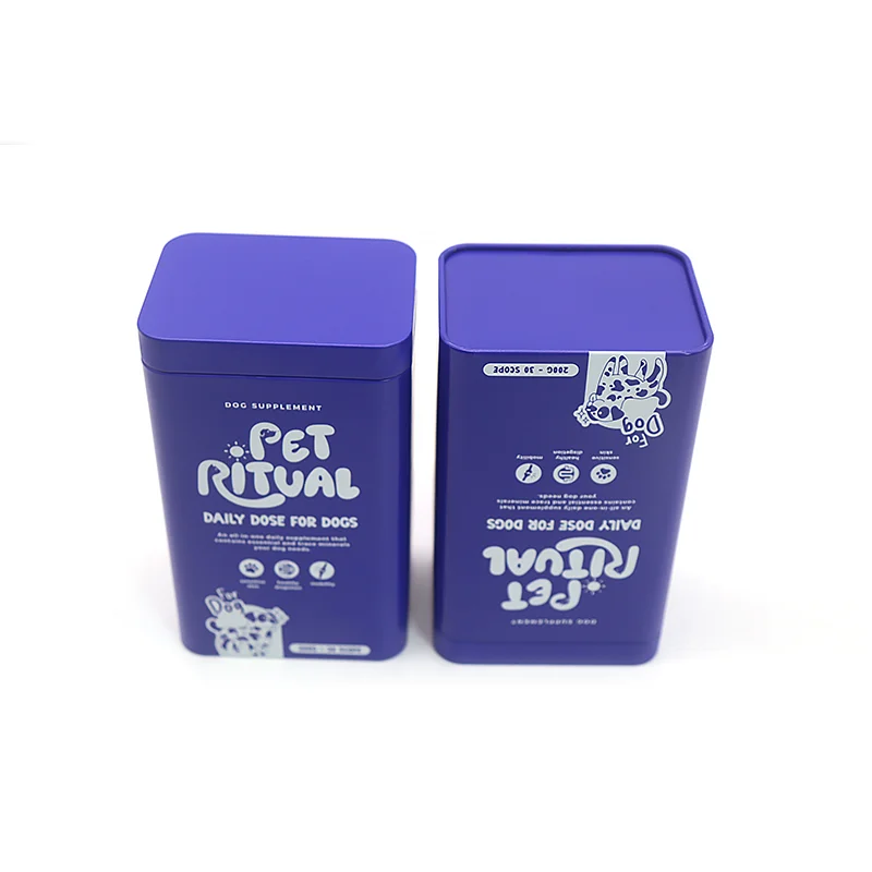 Custom Printed Beautifully Designed Storage Packaging Tinplate Canister Coffee Tea Tin Cans
