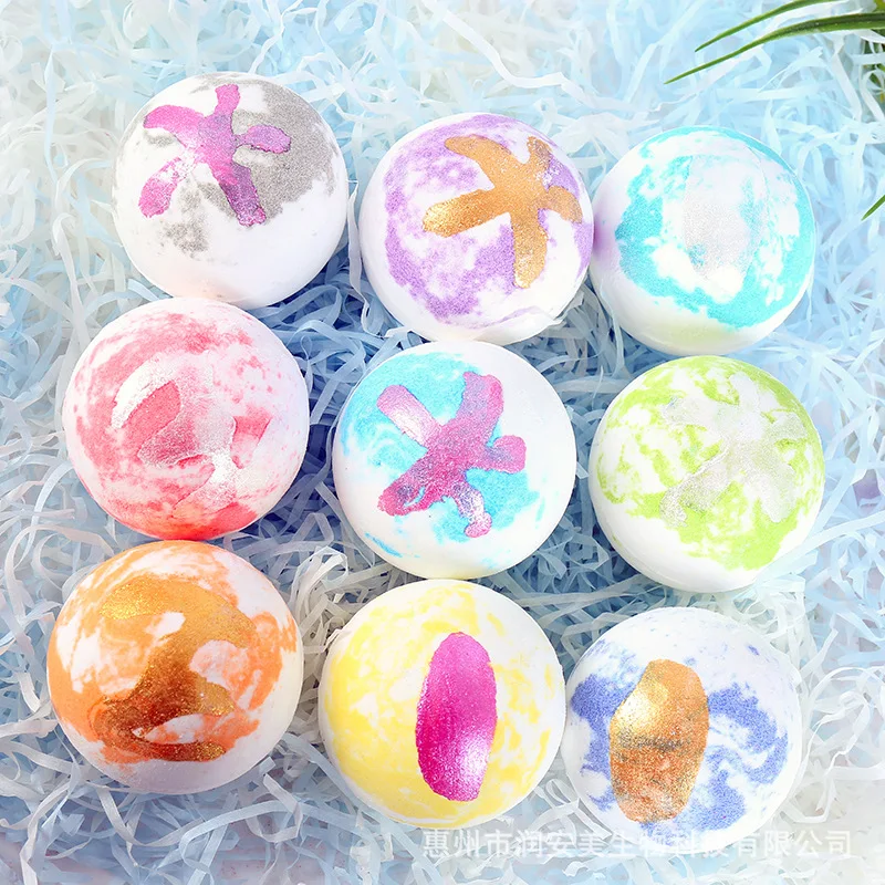Best selling Premium Essential oil packaging plastic Private Label Wholesales Organic Bath Fizzer bath bombs gift set