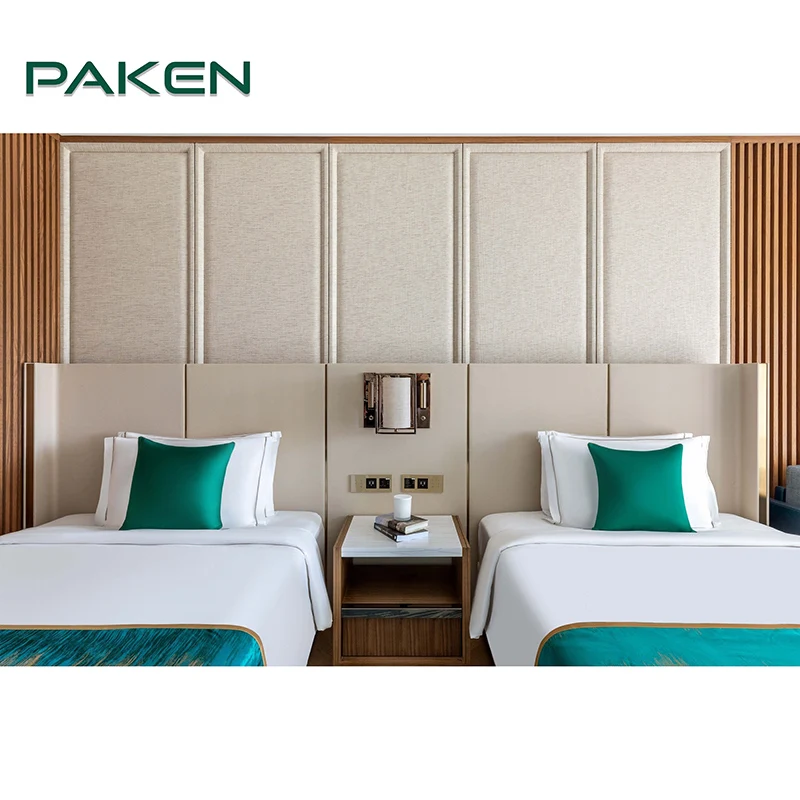 Dubai Resort Hospitality Furniture Supplier Queen Bed Luxury Bedroom Sets Modern 5 Star Hotel Room Furniture