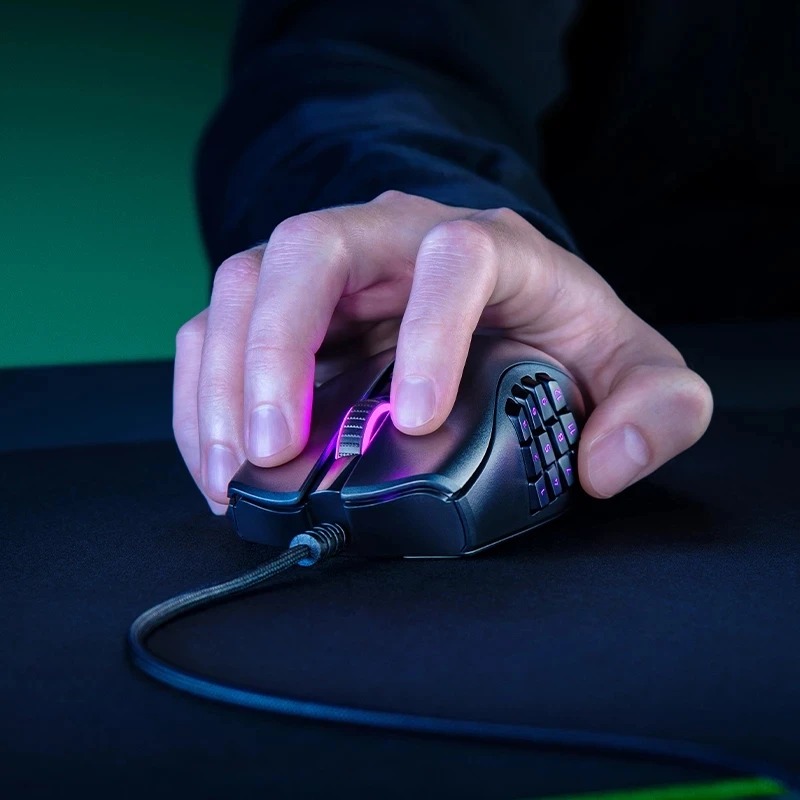 Razer Naga X Wired MMO Gaming Mouse: 18K DPI Optical Sensor - 2nd-gen Razer Optical Switch - RGB Lighting - 16 Buttons