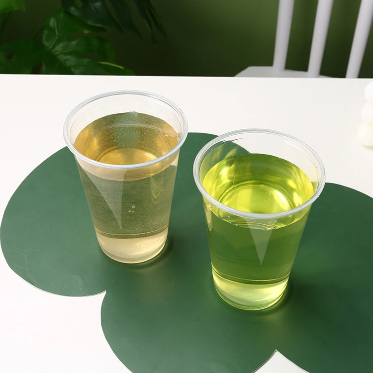 Wholesale Printed Logo Disposable Transparent Plastic Drinking Cups 500CC Custom Plastic Cups PP For Drink