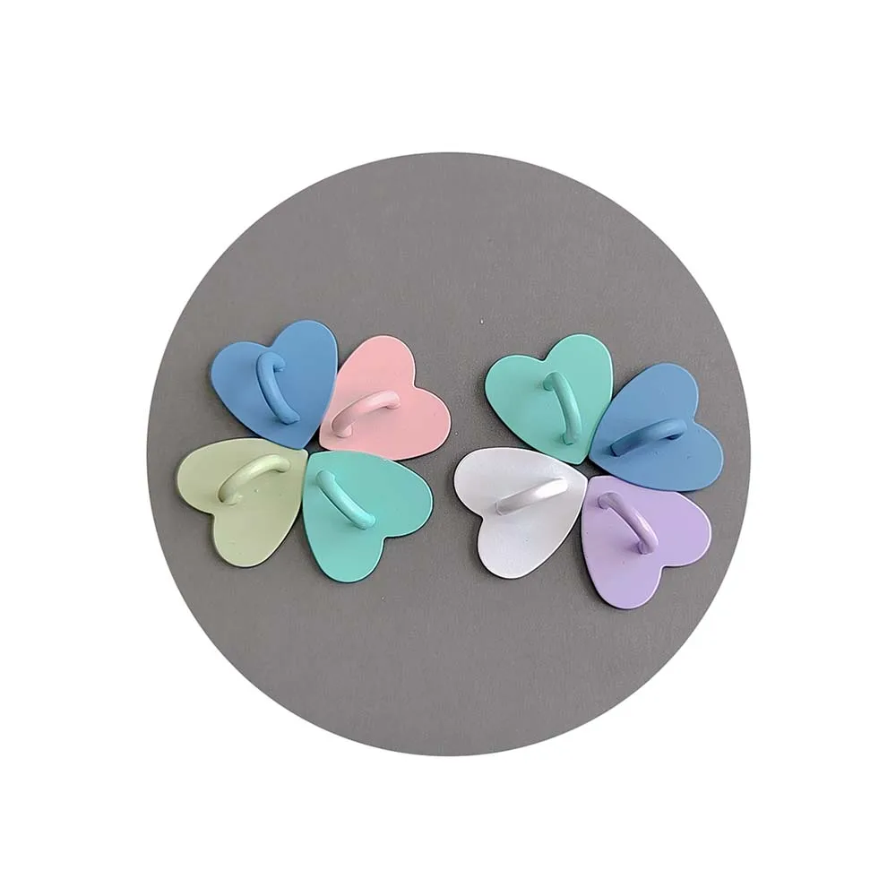 Heart Shape Mobile Holder Heart Shaped Cell Finger Ring Stand for Phones Pad Mobile