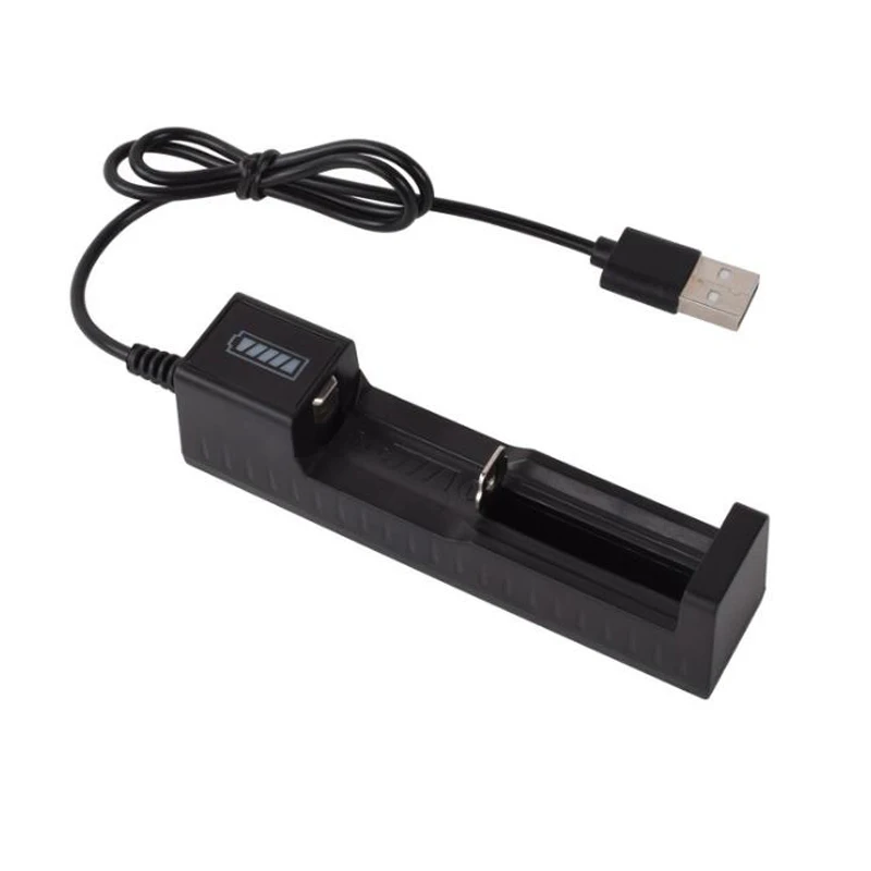 USB зарядное устройство аккумуляторная 3 7 В 16340 14500 18650 26650 аккумулятор