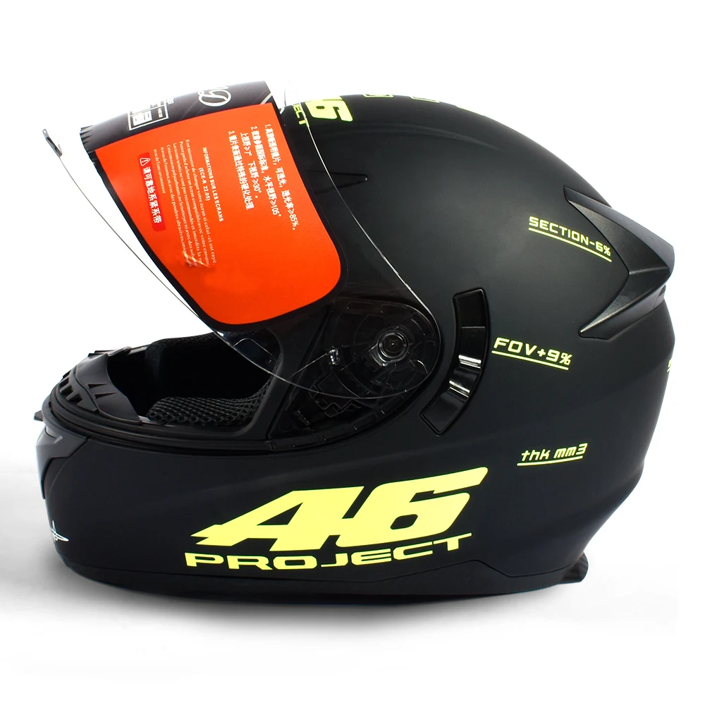 Racing Motorbike ABS Full Face With Pinlock Compatible Clear Adult Shoei Motocross Helmet Riding Motorcycle Accessories Helmets