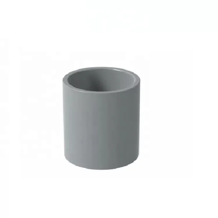 China Grey PVC Electric Pipe Fittings Plumbing Accessories Plastic Pipe Connection Price