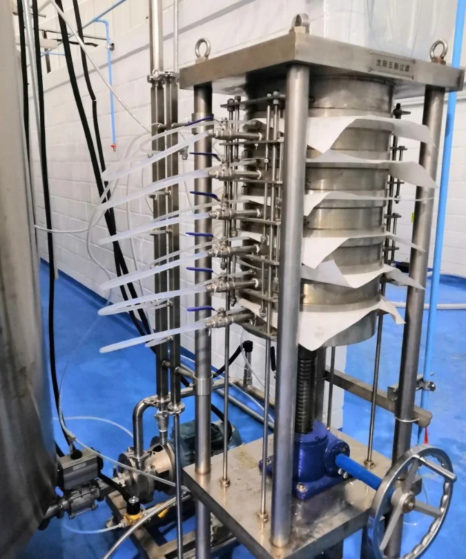 large capacity multi layers Cooking food Oil Filter Machine with oil storage tank