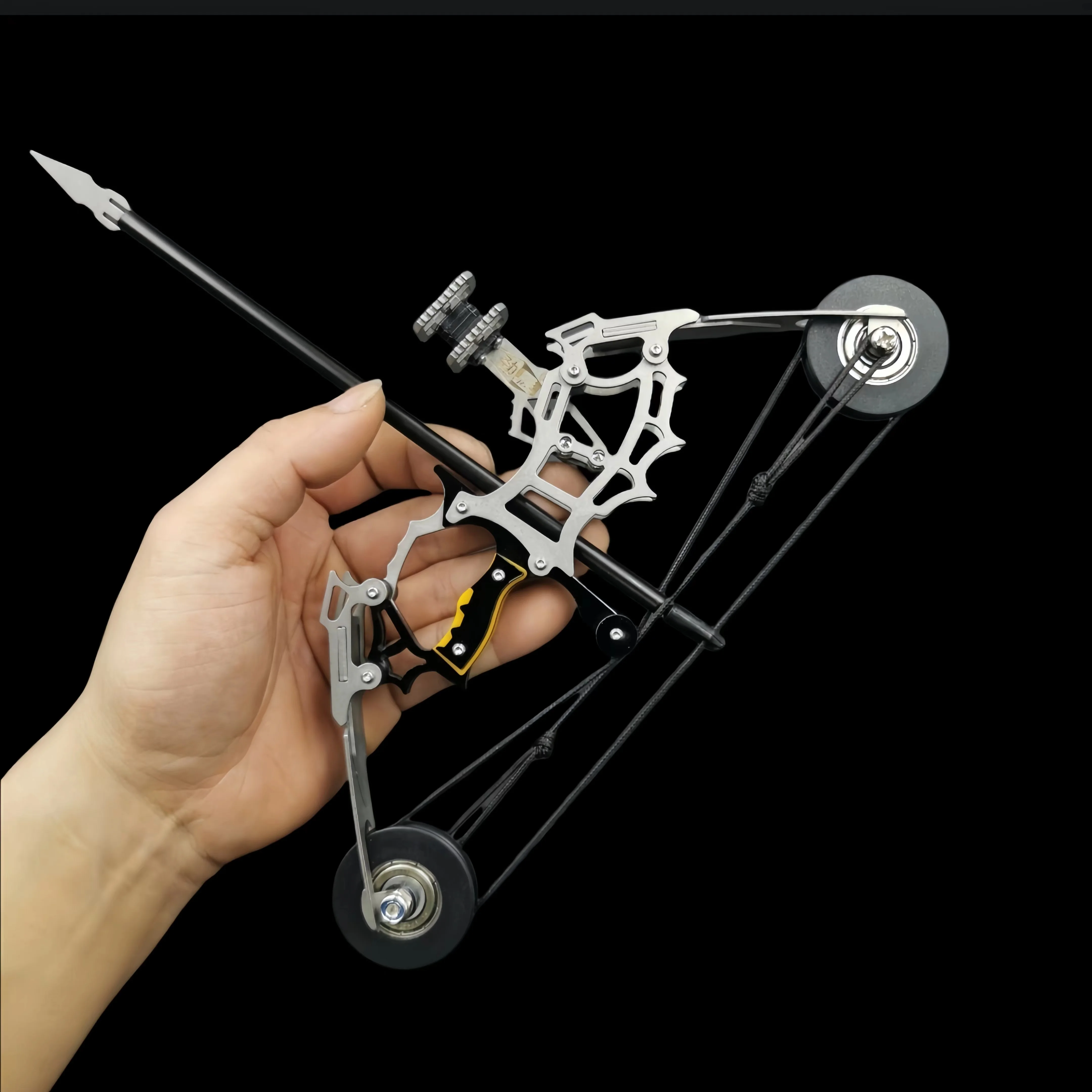 Hot selling mini compound bow indoor archery  small pulley bow