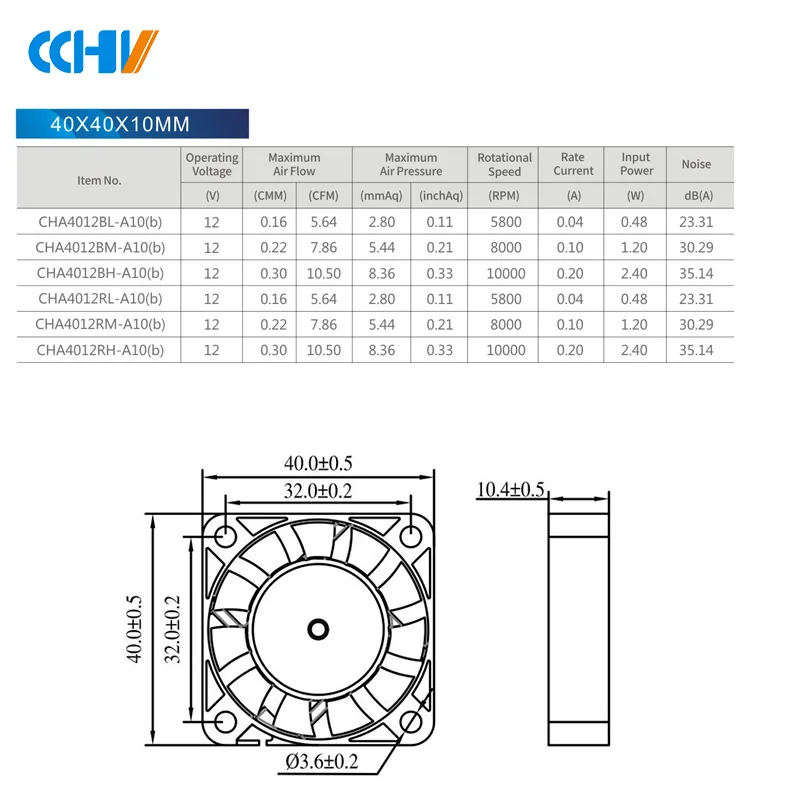 4010 40mm 24 Volt DC 40mmx40mm Cooling Fan