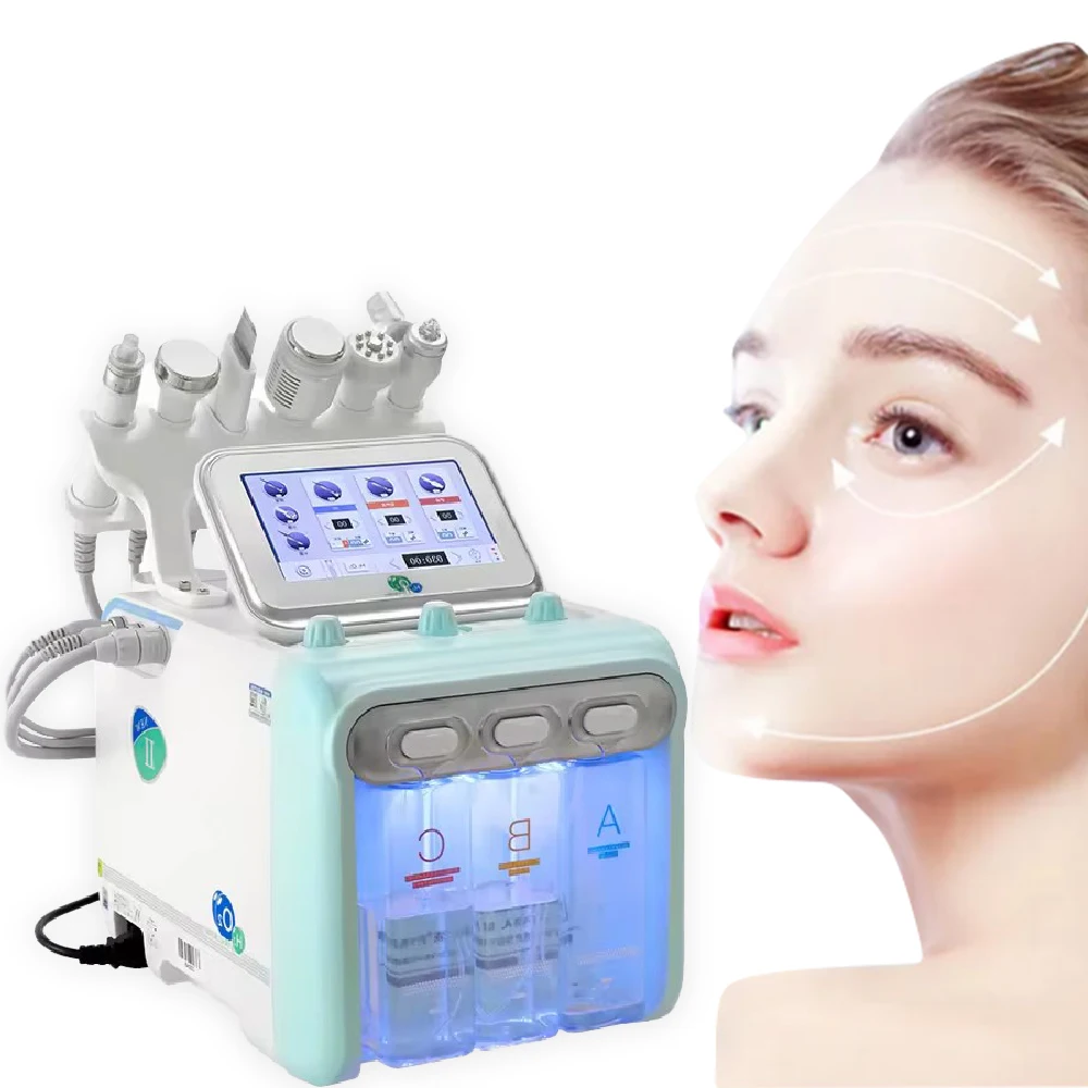 Best Treatments Steamer Stimulator Machine Hyperbaric Hydrogen Oxygen Ozone Infusion Face Multifunction Scrubber Lifting Machine