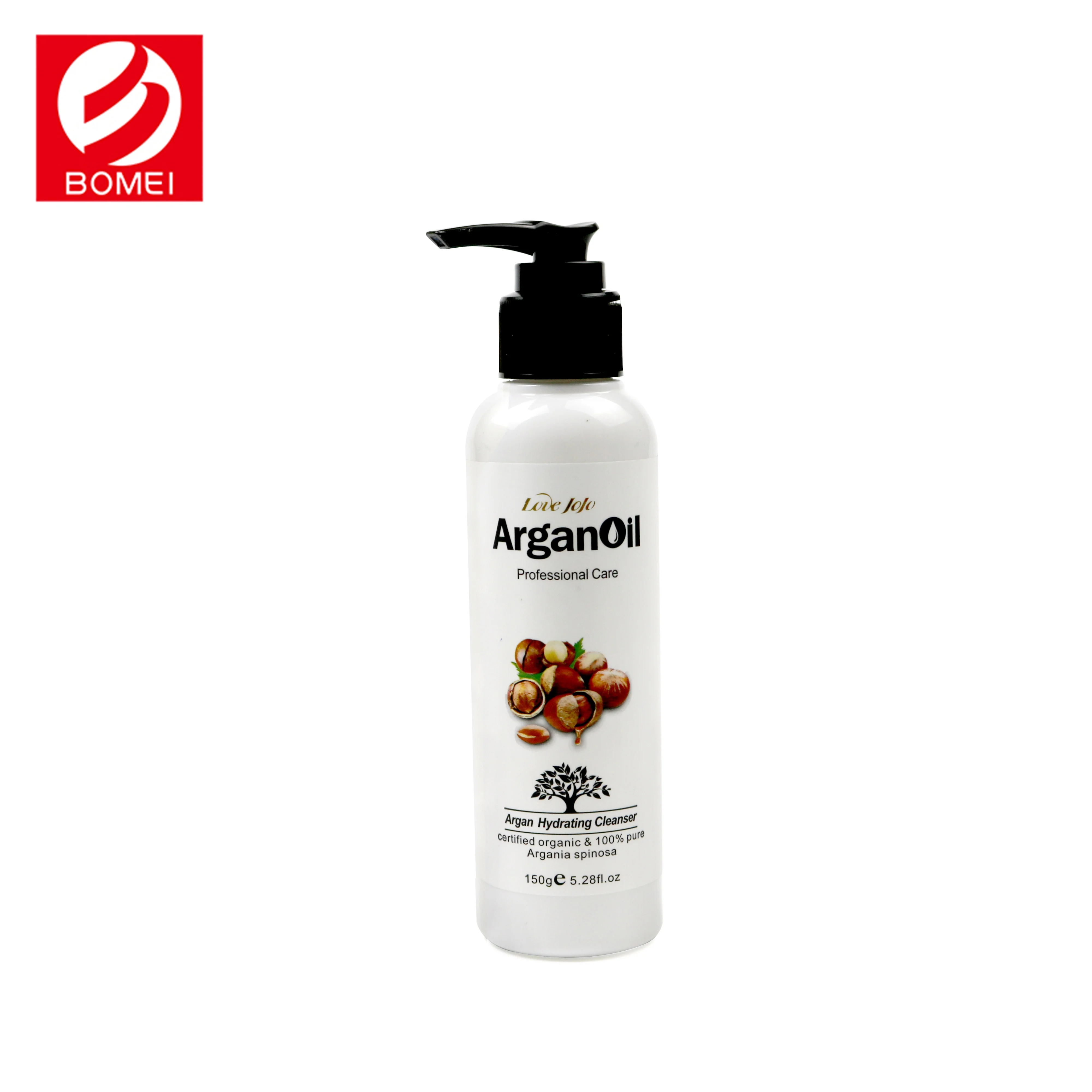 
China moisturizing natural argan oil hair shampoo and conditioner hairdressing gel facial cleanser set 