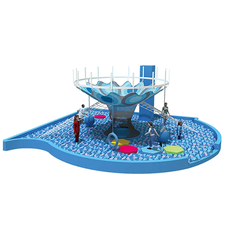 Colorful Indoor Climbing Net Children Indoor Playground Amusement Park Equipment For Kids