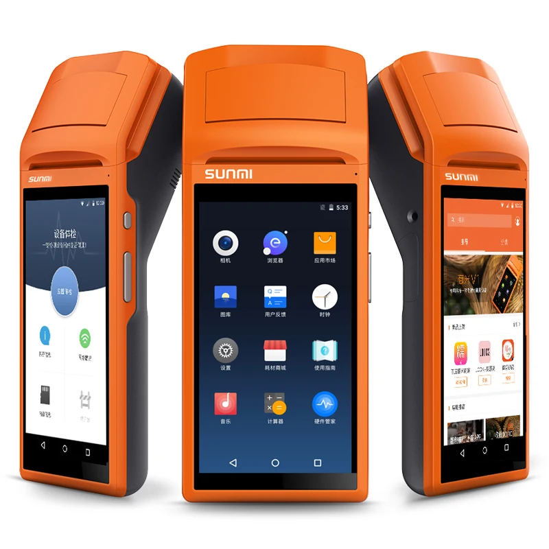 Sunmi мульти-сенсорный экран портативная мобильная система данных Android Smart Pax S900 беспроводной pos-терминал