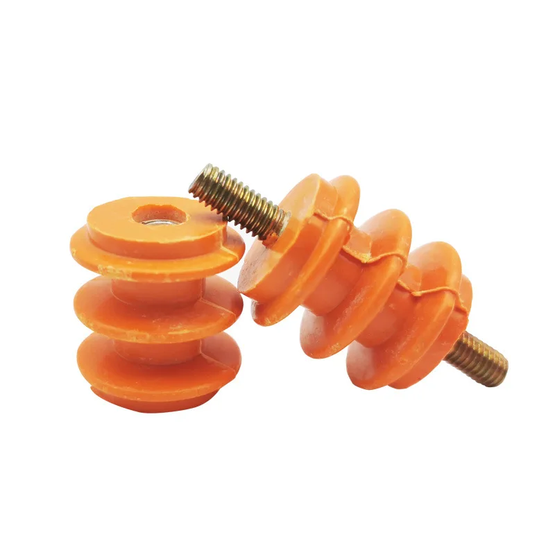 Orange insulator for earth busbar bracket base support insulator busbar insulator terminial block M6 M8 M10