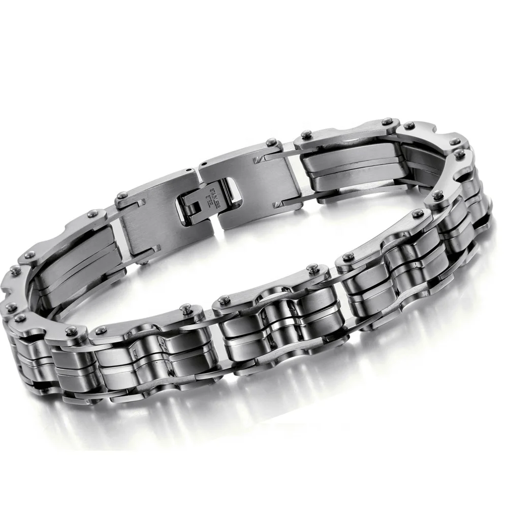 Retro Jewelry Punk Style Stainless Steel Infinite Vintage Boys Bracelet Design