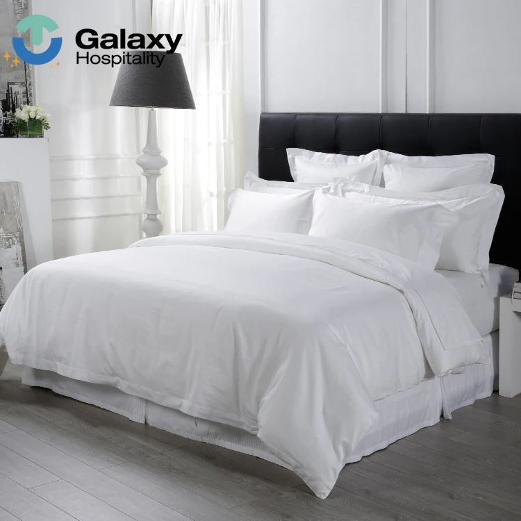 High Quality Hotel Bed Sheets Set Embroidered Bed Linens For Sale Cheap