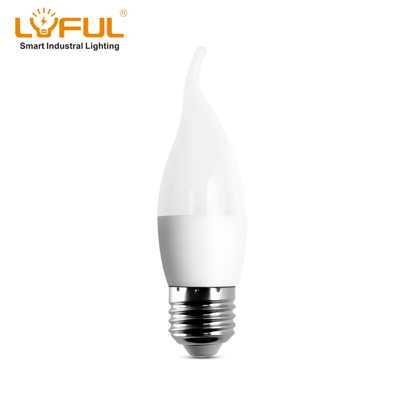 Led Candle Lights E27 E14 Cheap Mini Mirror Led Candle Bulb China for Decoration 3W 5W 6W 7W Lighting and Circuitry Design ROHS