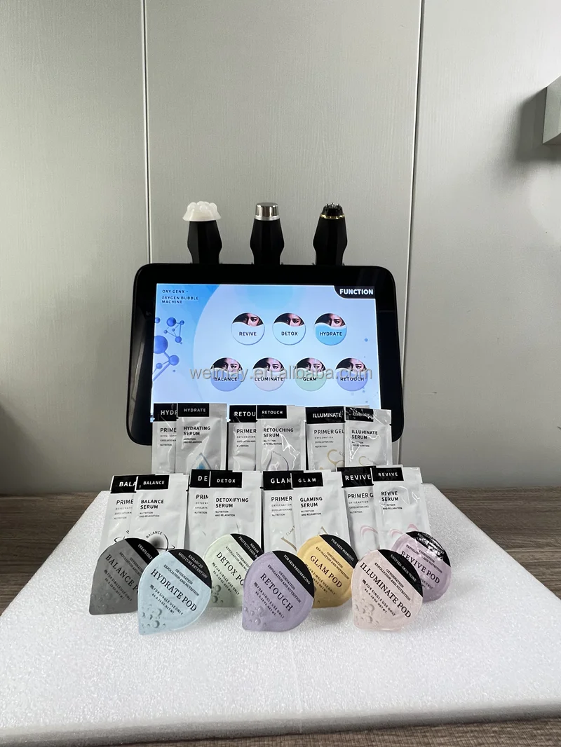 Top Sales 360 Rotate Facial Oxygen Therapy Skin Tightening Jet Peel Moisturizer Pore Cleaner Oxygen Jet Peel