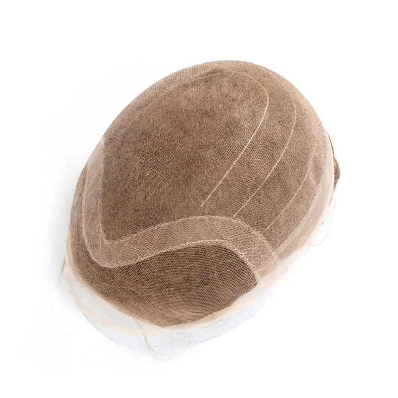 Icon hair system,durable toupee base,hard lace welded lace hair replacement