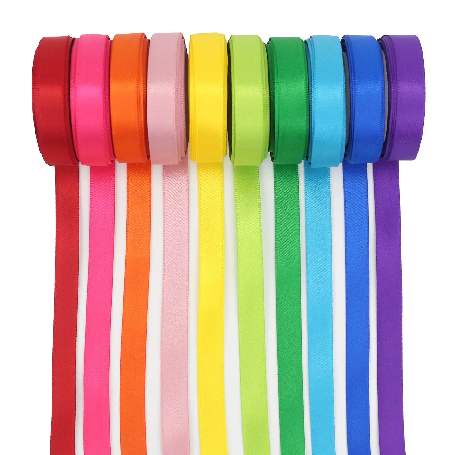 50 Yards  length 3.8cm Wide Satin Ribbon Perfect for Wedding,Handmade Bows and Gift Wrapping