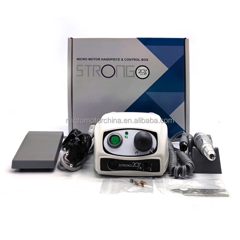 nails supplies salon table Dent Micro Motor 35000RPM Professional Electric Micromotor Manicure Drill 207B strong nail machine