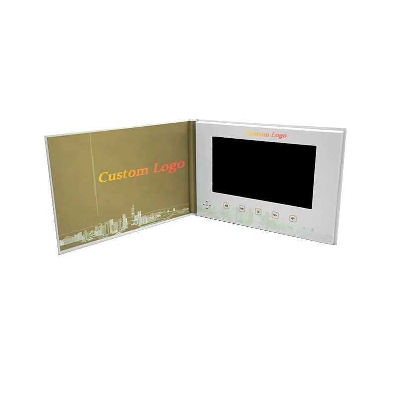 Rjoytek новых идей ЖК-экран 7 дюймов lcd брошюра экран на колесиках видеокарта