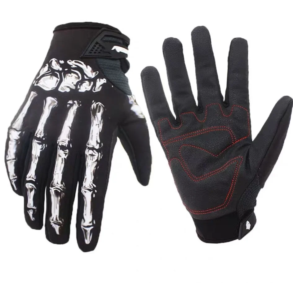 Full-Finger Tactical Knuckle Gloves Outdoor Summer Sports Cycling Winter Road Fishing Fitness-Bicycle Ghost Motorcycle Touch