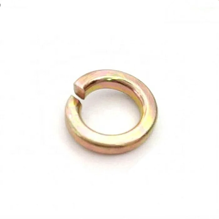 DIN 127 yellow white blue zinc spring self lock washer